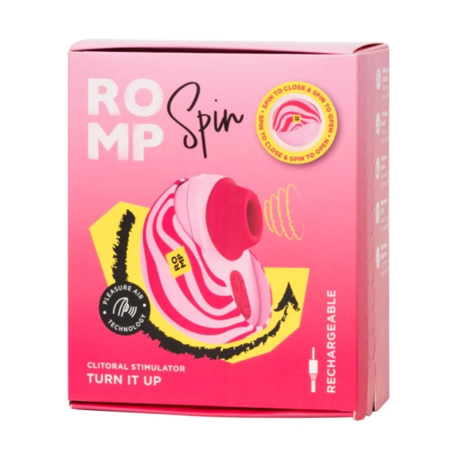 ROMP - SPIN CLITORAL SUCTION ANTITUDE WITH ROTATING OPENING AND CLOSING